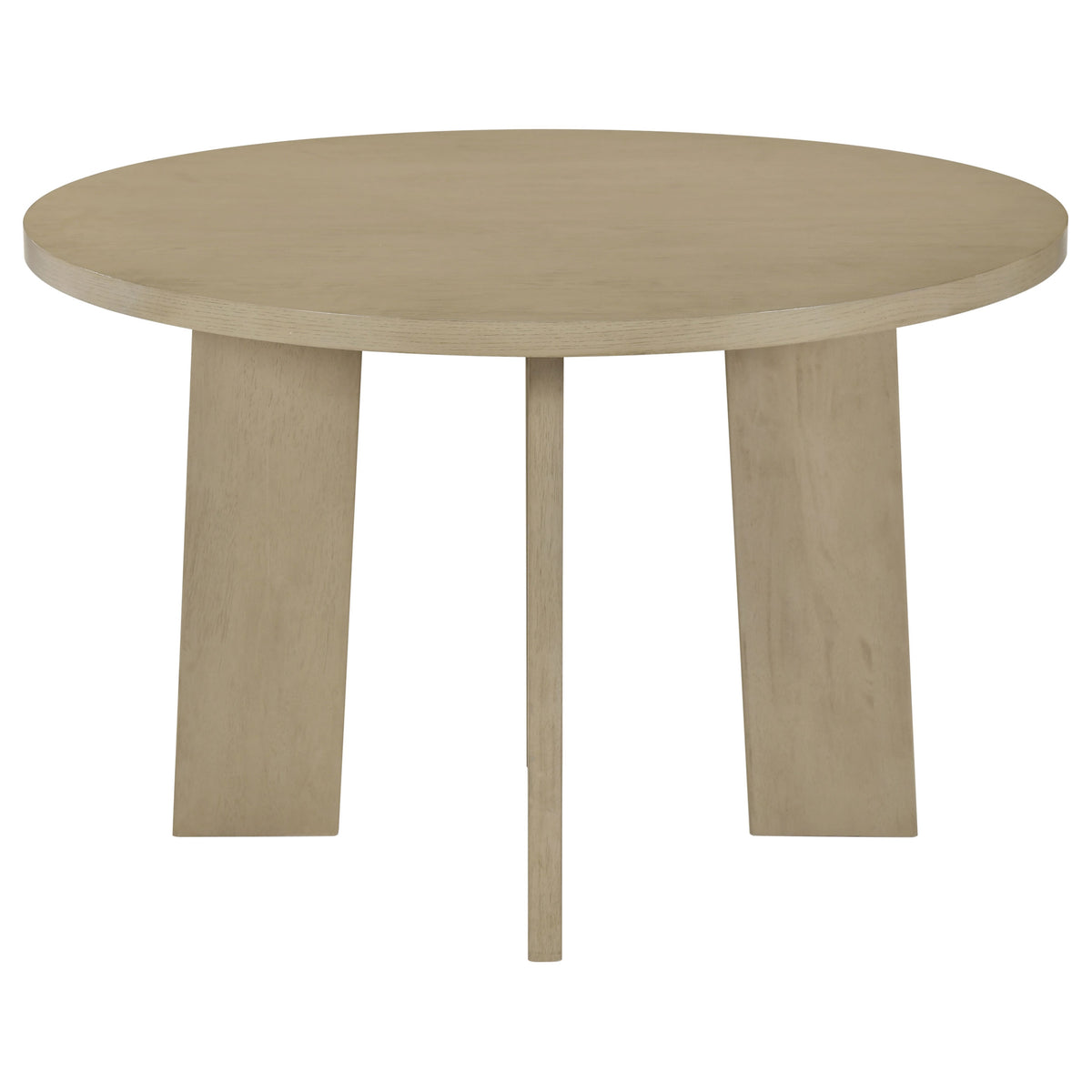 Strouse 5-piece Dining Set Cream and Natural Oak
