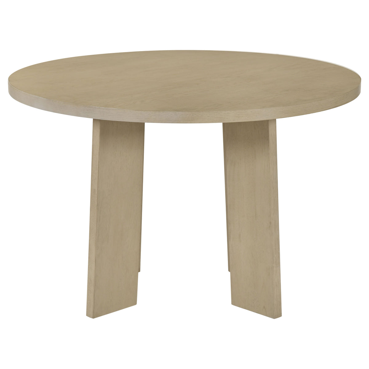 Strouse 5-piece Dining Set Cream and Natural Oak