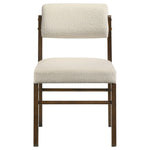 Strouse 5-piece Dining Set Cream and Walnut