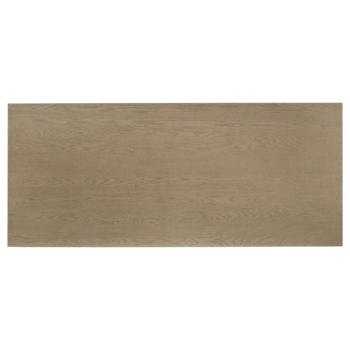 Decker 7-piece 82-inch Rectangular Dining Set Black and Natural Oak