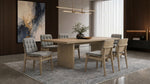 Decker 7-piece 82-inch Rectangular Dining Set Grey and Natural Oak