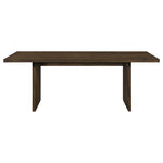 Decker 7-piece 82-inch Rectangular Dining Set Black and Walnut