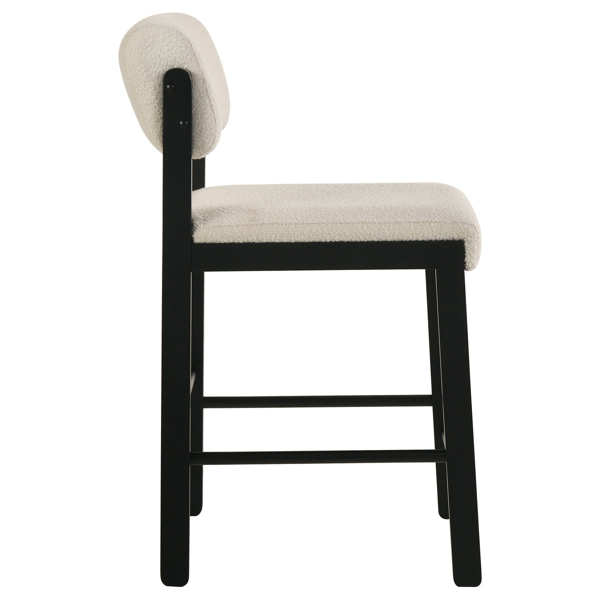Decker 7-piece 70-inch Rectangular Counter Height Dining Set Cream and Black