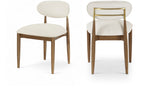 Riccio - Side Chair (Set of 2) - Walnut Frame