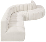 Arc - Boucle Fabric 7 Piece Modular Sofa