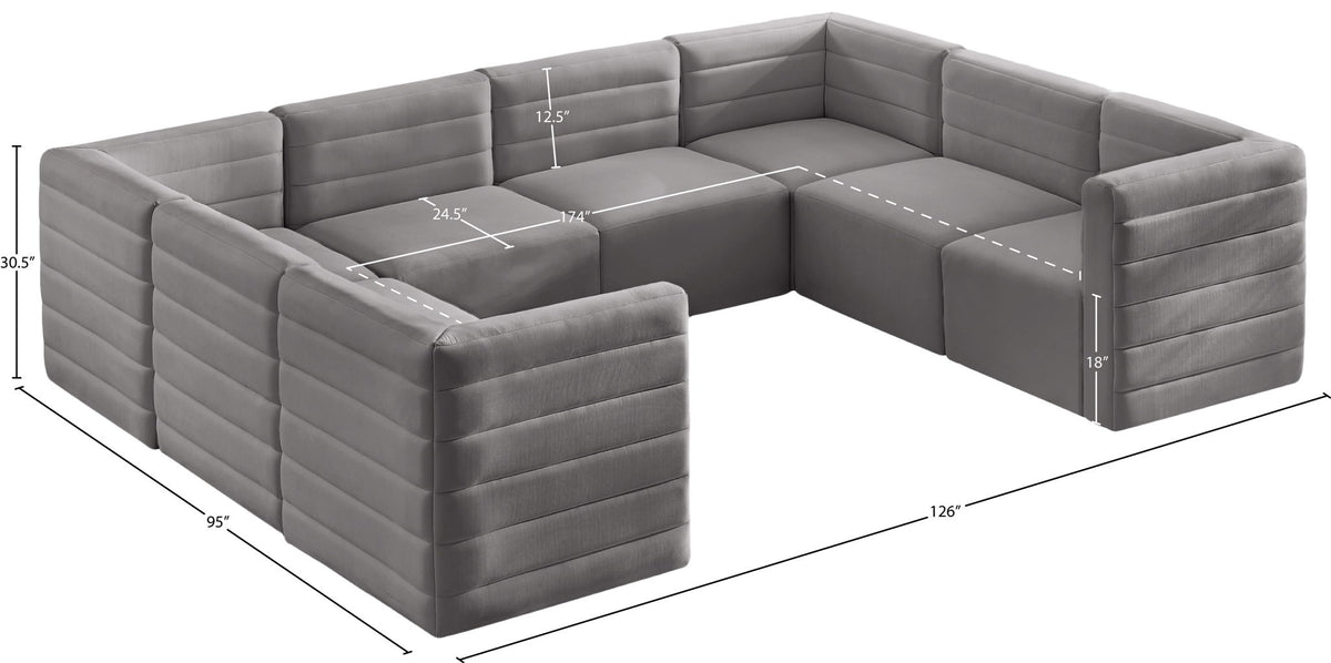Quincy - 8 Piece  Modular Sectional