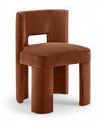 Zuno - Velvet Performance Fabric Upholstered Dining Chair (Set of 2)