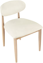 Riccio - Faux Leather Dining Side Chair (Set of 2) - Natural Frame