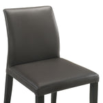 Elyza - Full Back Top Grain Leather Upholstered Wood Dining Chairs (Set of 2)