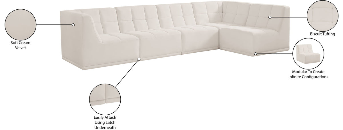 Relax - 5 Piece Modular Sectional