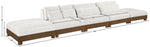 Turin - Chenille Fabric Upholstered Modular Sectional - Cream