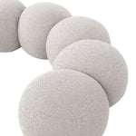 Apollo - Boucle Fabric Bench