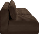 Shaggy - 3 Seat Modular Armless Sofa