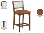 Atrium - Counter Stool With Brushed Brown Base (Set of 2)
