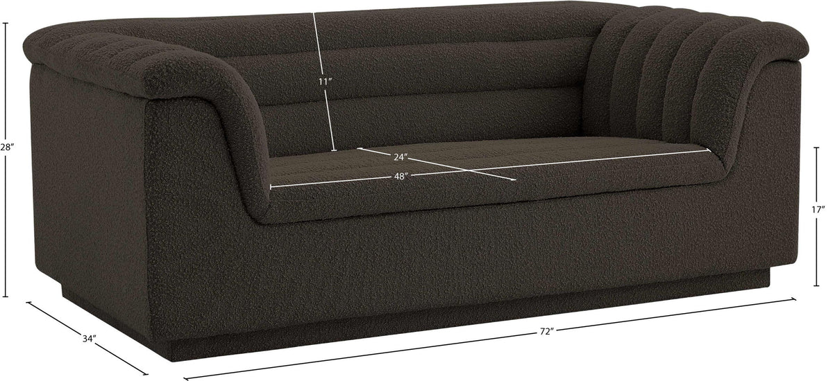 Cascade - Boucle Loveseat