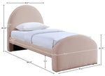 Andaz - Chenille Fabric Upholstered Bed