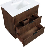 Willard - Engineered Stone And Solid Wood Bathroom Vanity