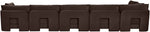 Hammond - Velvet Performance Fabric Upholstered 6 Piece L-Shaped Armless Sectional