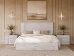 Eastern King Asus - Modern Italian White Bedroom Set