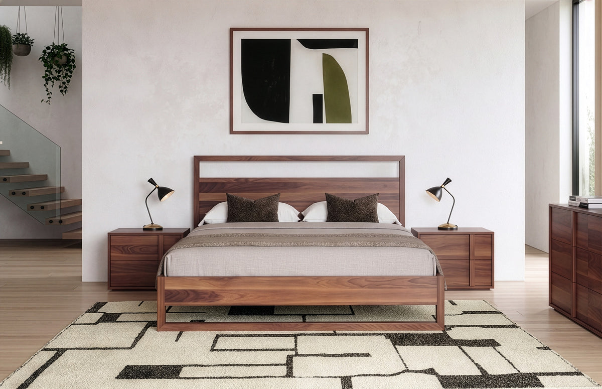 Berlin - Modern Walnut Bed by VIG Furniture - View 5
