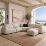 Evans - Contemporary Off-White Fabric Modular Sectional Sofa by VIG Furniture - View 2