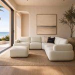 Evans - Contemporary Off-White Fabric Modular Sectional Sofa-6-Piece Sectional by VIG Furniture - View 3