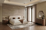 Hortman - Modern Beige Velvet Bed by VIG Furniture - View 7