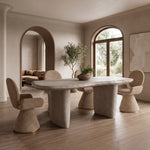 Nouveau Slone - Modern Beige Concrete Dining Table by VIG Furniture - View 5