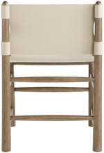 Santos - Vegan Leather Upholstered Dining Chair With Stained Brown Base (Set of 2)