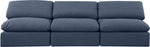 Indulge - Linen 3 Seat Modular Armless Sofa