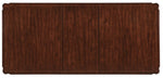 Charleston - Rectangle Leg Dining Table With 2-22" leaves - Dark Brown