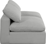 Comfy - Linen Modular Armless Sofa 2 Seats