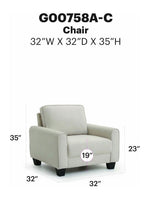 Dallas - Chair - Ivory