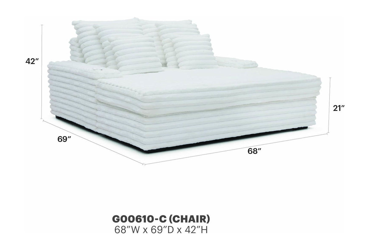 Glory Furniture - Oasis - Chaise