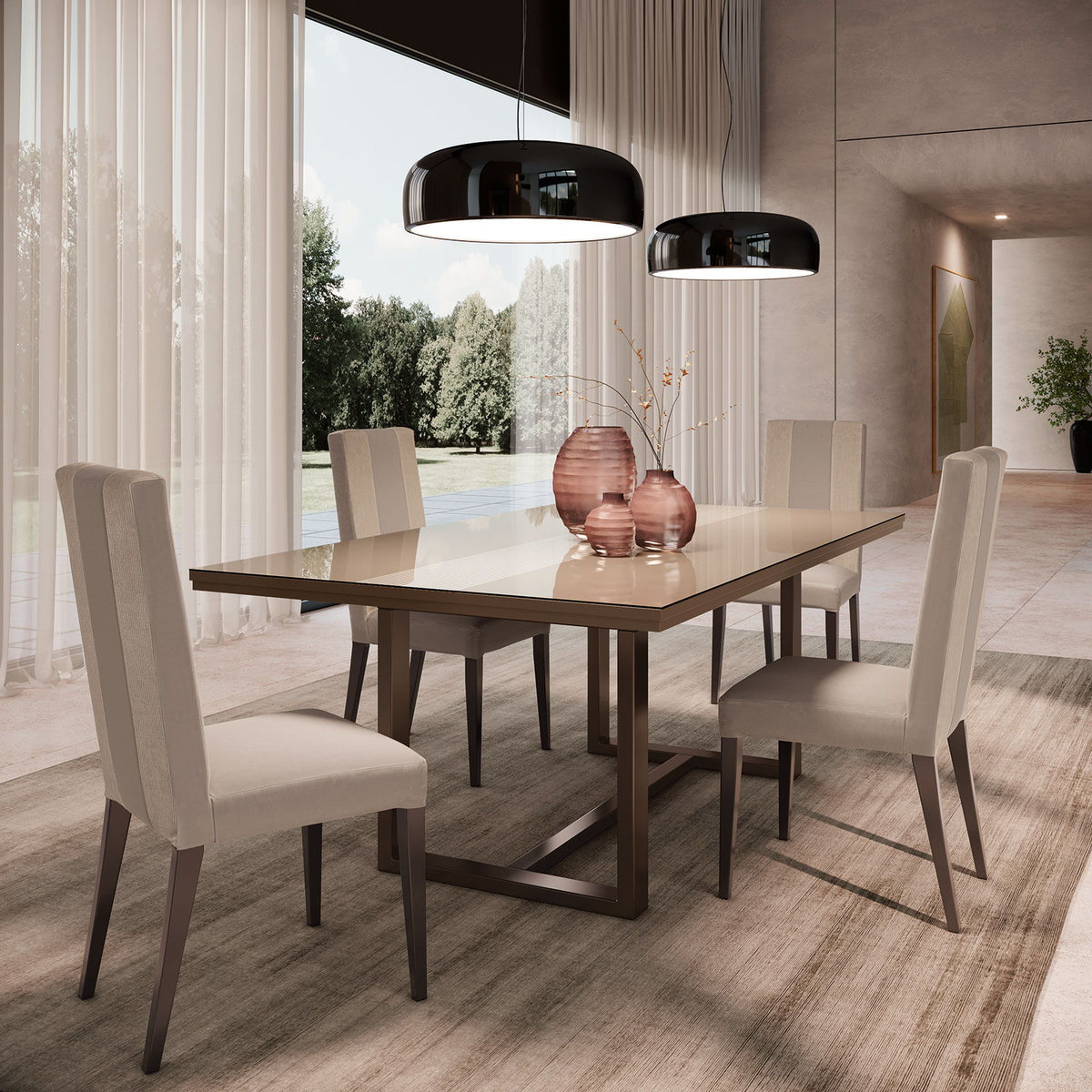 Linea - Chair - Light Beige / Brown