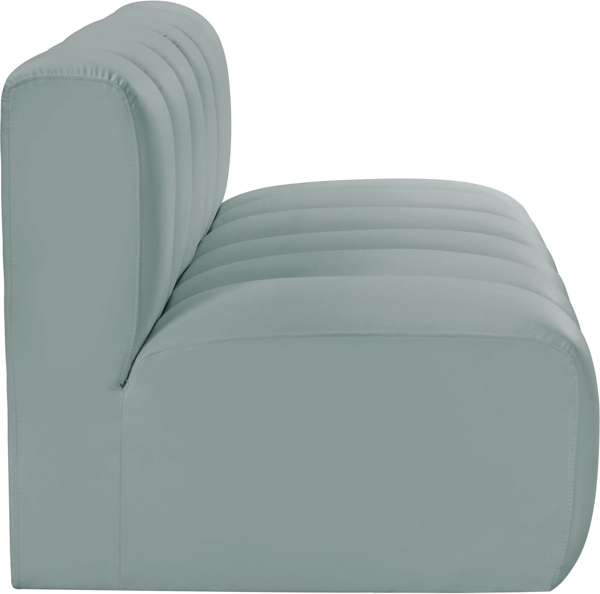 Arc - Faux Leather 2 Seats Modular Sofa