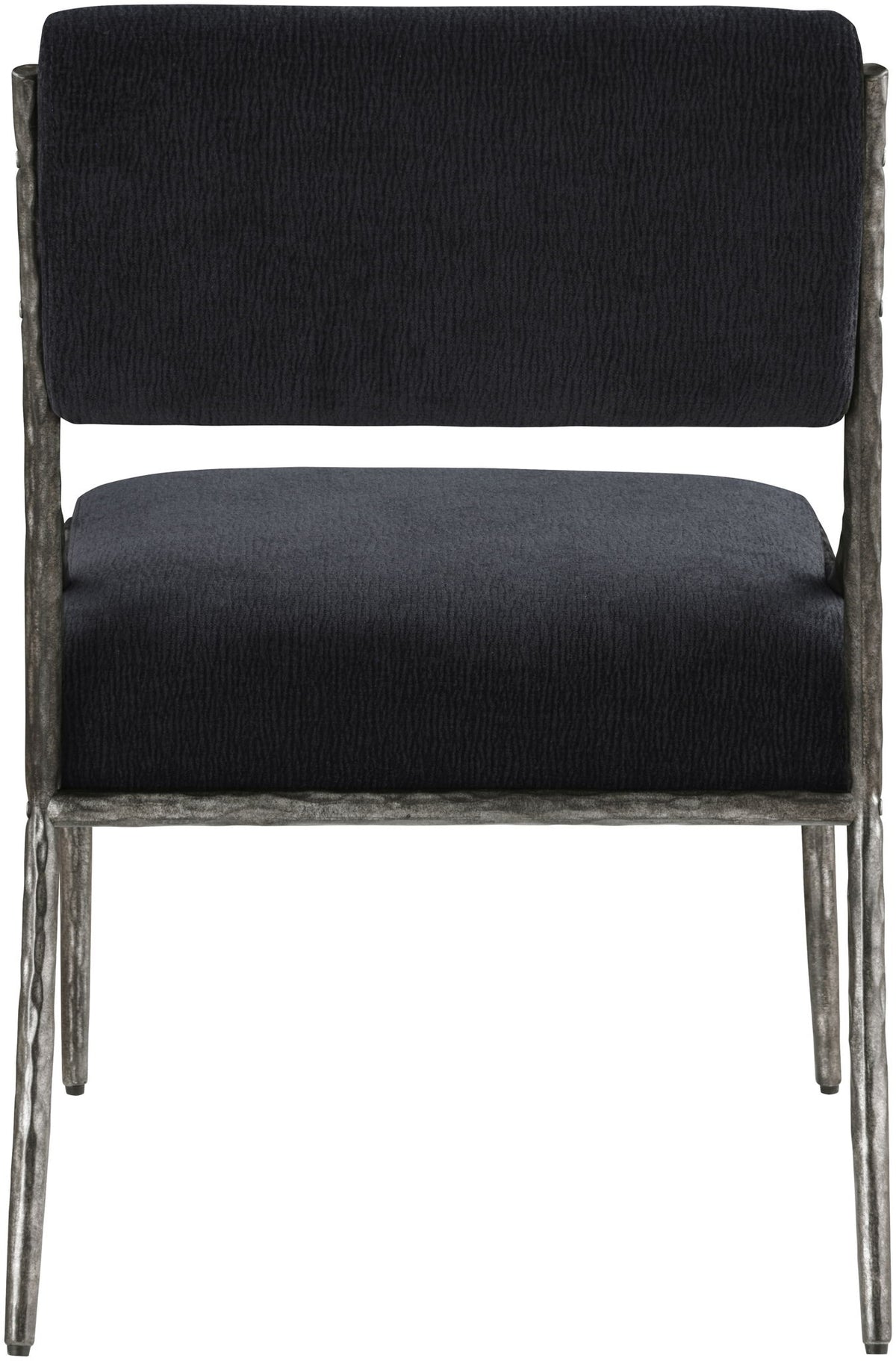 Bastille - Upholstered Dining Side Chair (Set of 2) - Silver Frame