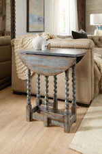 La Grange - Prause Gate Leg Round Table - Light Blue