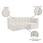 Arc - Boucle Fabric 3 Piece Sofa