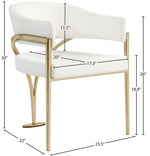 Madelyn - Dining Chair (Set of 2) - Brushed Brass