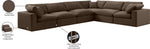 Comfy - 6 Piece Velvet Modular Corner Sectional