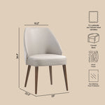 Manhattan Solace - Wood Upholstered Dining Side Chair (Set of 2)