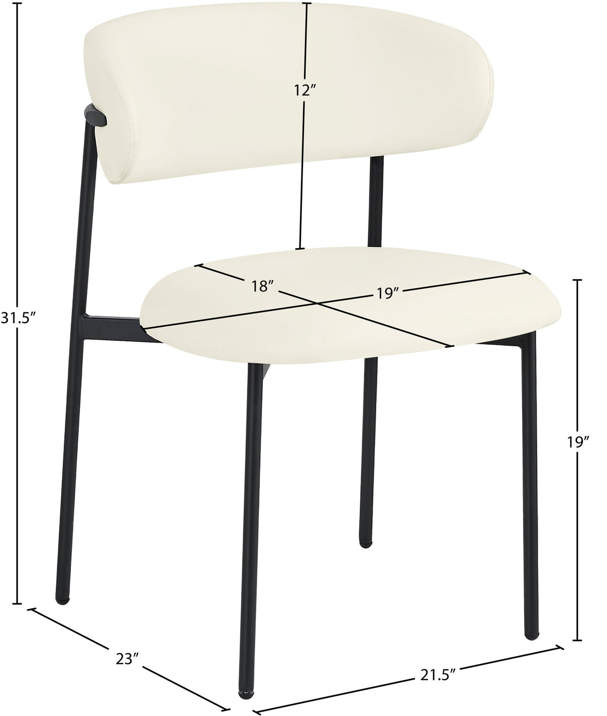 Lupita - Dining Chair (Set of 2) - Cream