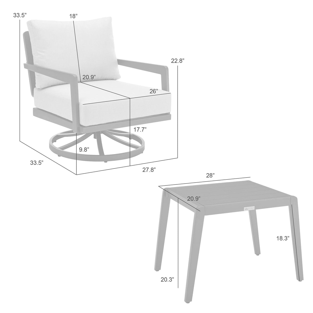 Avila - Outdoor Conversation Set