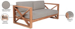 Anguilla - Water Resistant Outdoor Loveseat