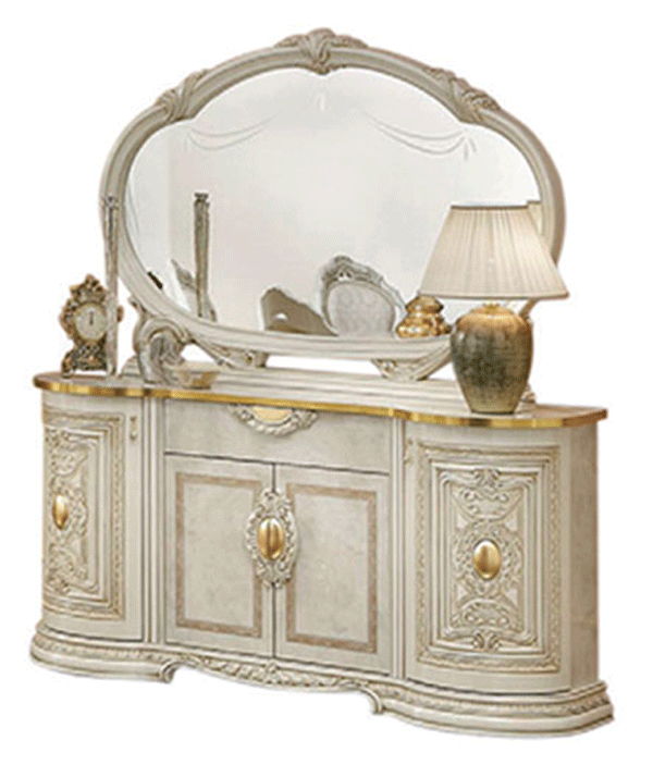 Leonardo - 4-Door Buffet - Beige