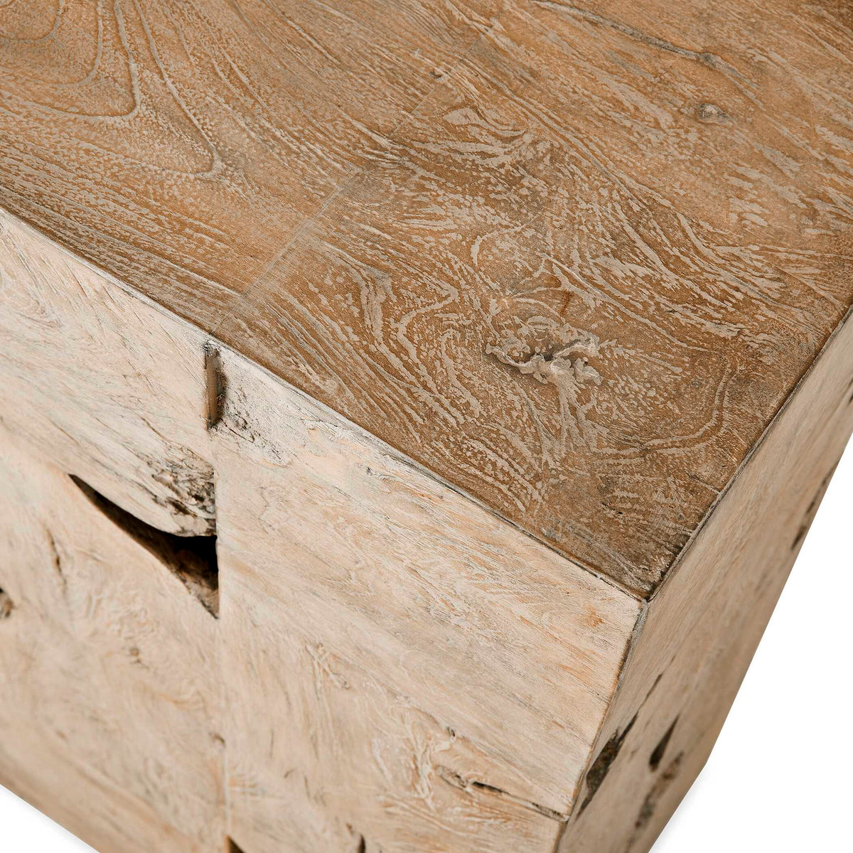 Teak Tac Toe - Console Table