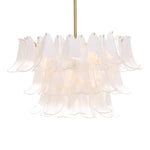 White Lotus - 10 Light Pendant - Brass