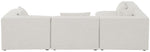 Cube - Linen 4 Piece Modular Corner Sectional
