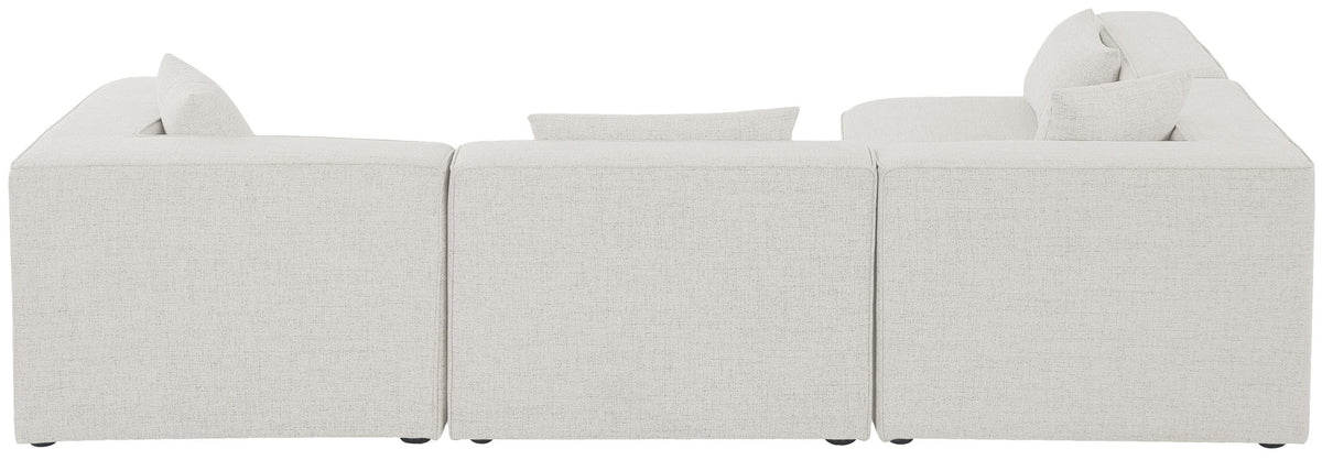Cube - Linen 4 Piece Modular Corner Sectional